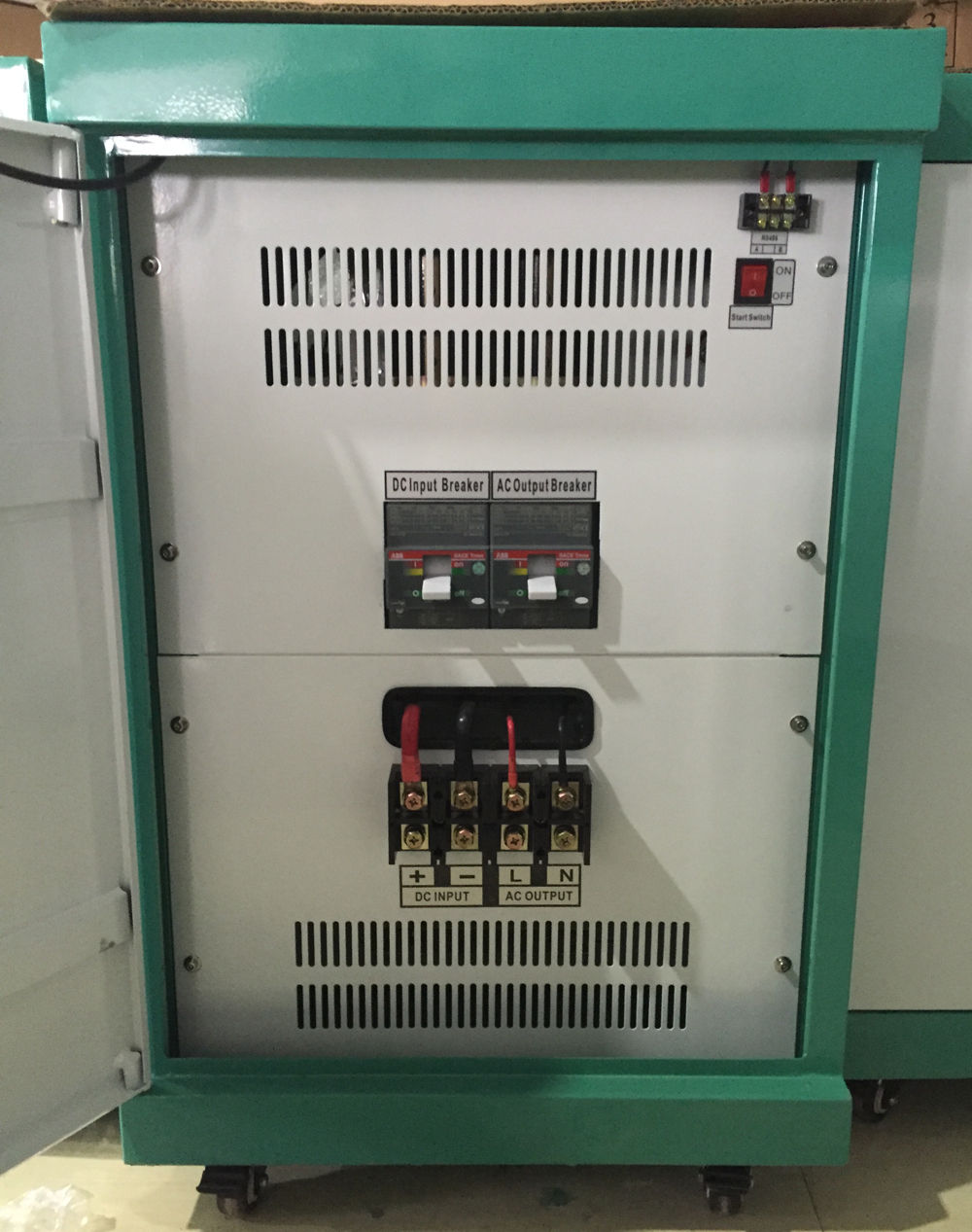40kw Single Phase 220V off Grid Inverter DC to AC Pure Sine Wave Power Converter with AC Bypass Input