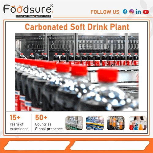 Carbonated Soft Drink Plant - Capacity: Upto 3000 Ltr Liter/Day