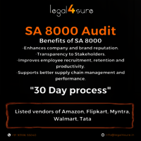 Sa 8000 Sedex Certification