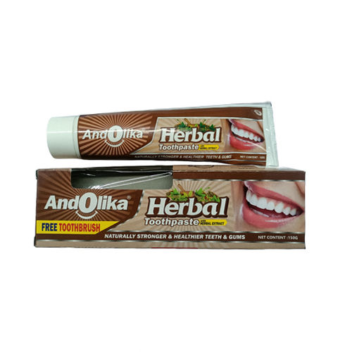 150 GM Herbal Toothpaste with free toothbrush