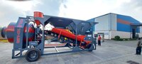 Stationary Concrete Batching Plant with Reversible Drum
