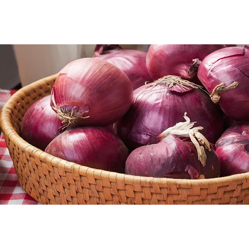 Red Onion - Raw , Fresh | Deep Purple-Red Color, Slightly Sweeter Flavor, Ideal for Salads, Salsas, and Toppings