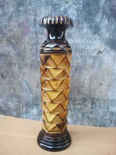 wooden decorative flower pot