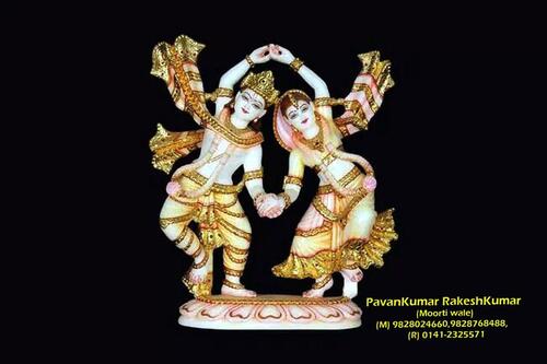 Marble Radha Krishna God Statue