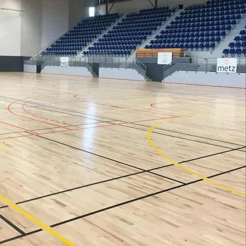 Brown Multipurpose Hall Wooden Flooring