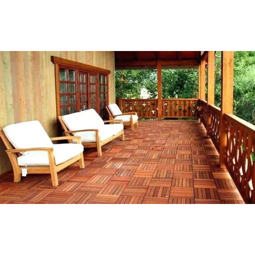 Brown Designer Wooden Deck Flooring