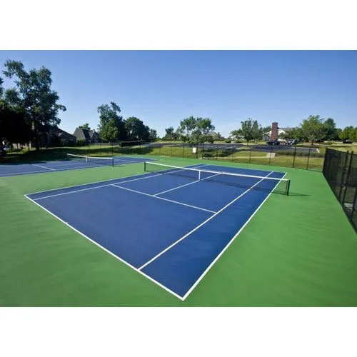 Blue Synthetic Tennis Court Flooring