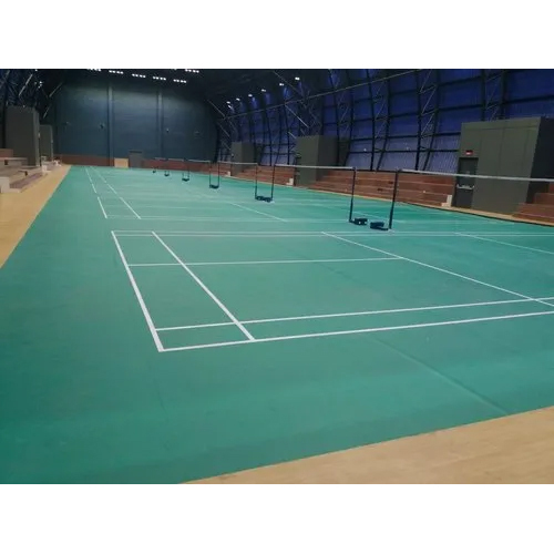 Green Pvc Sport Vinyl Flooring