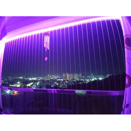 2.5 mm Invisible SS Wire Grill For Balcony