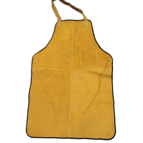 Yellow Split Leather Apron