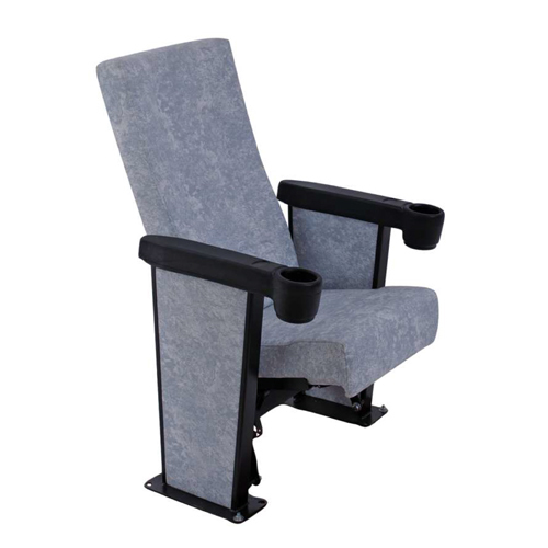 Machine Made Sliding Grey Auditorium Chair