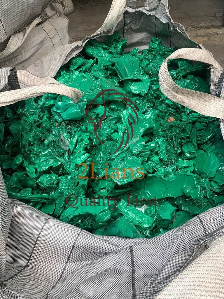 PET Lumps Green Bottle Grade Plastic Scrap Material For Sales