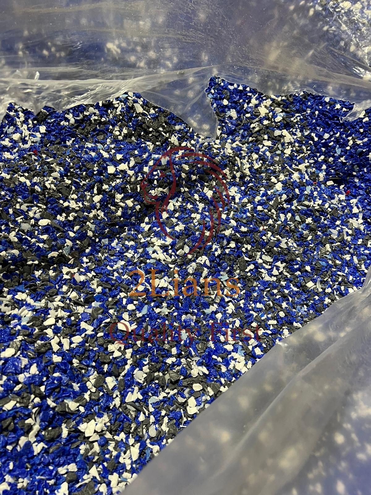 HDPE Blow Molding Mixed Color Plastic Scrap Material For Sales