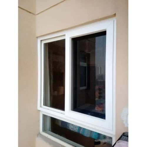 Plastic White Upvc Glass Window