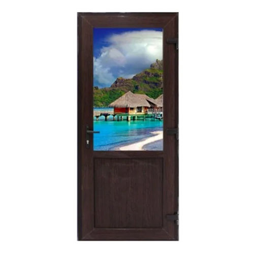 Brown Upvc Casement Door Size: As Per Requirement