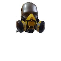GAS MASK - Rubber and Silicone Material, One Size, 500g | CE Certified, Bayonet Connection, Comfortable, Durable, Reliable Protection, Effective HEPA Filtration