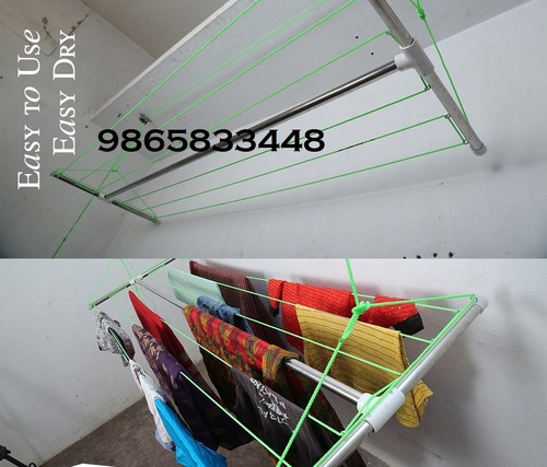 I Model hangers for cloth drying in Venkateshapuram Colony Puthur Palakkad  678014