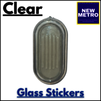 Sliding Glass Stickers - Clear