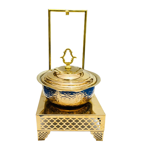 Metallic Brass Stylish Chafing Dish