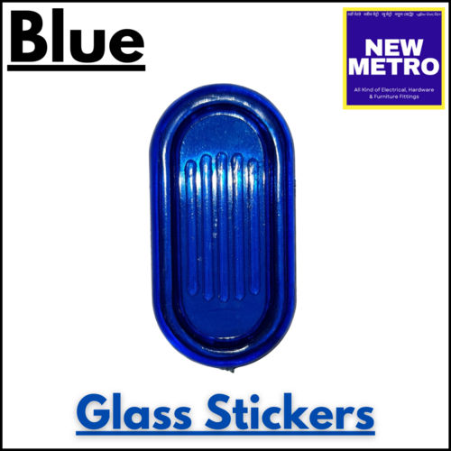 Slinding Glass Stickers -Blue