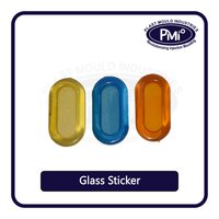 Slinding Glass Stickers -Pink