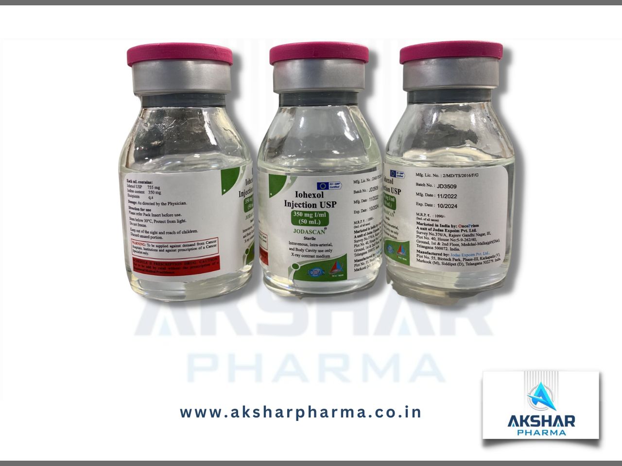 Iohexol (Jodascan injection 350 mg I/ml (50 ml)