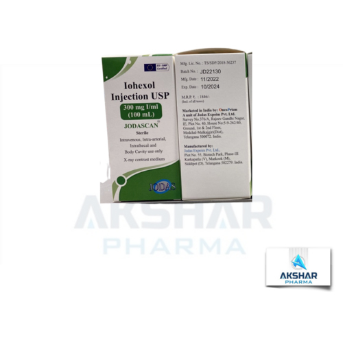 Iohexol (Jodascan injection 300 mg I/ml (100 ml)
