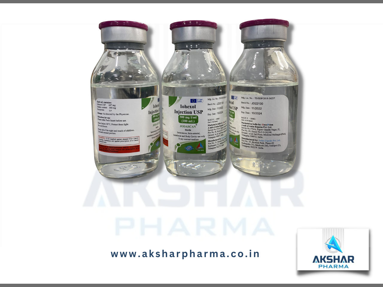 Iohexol (Jodascan injection 300 mg I/ml (100 ml)