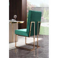 Green Rose Gold Dining Chair