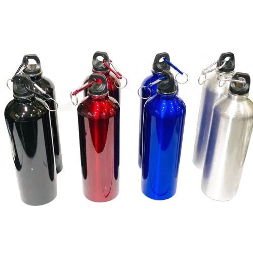 Round Metal Sipper Bottle