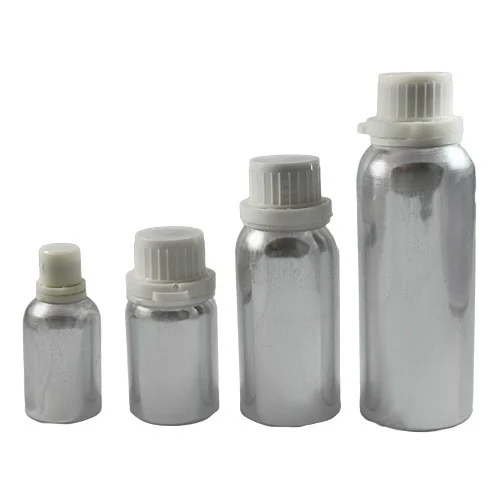 Silver Anodized Aluminum Bottles