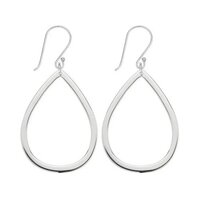 925 Sterling Silver Handmade Beautiful Pear Water Tear Drop Earrings