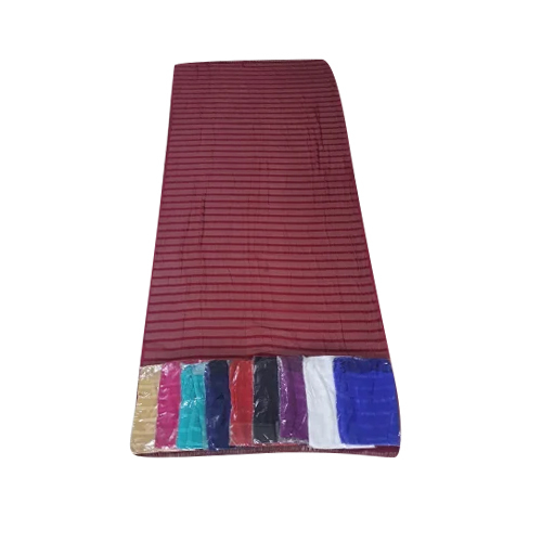 40 GSM Nazneen Chanderi Dupatta - 2.20 Meters Length, Striped Pattern | Casual Wear, All Season, Washable Fabric