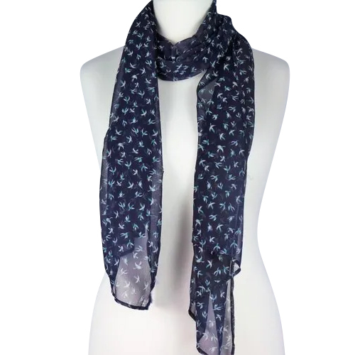 21x163 Ladies Scarf - Printed Design, Suitable for Rainy Spring, Summer, and Winter Daily Wear