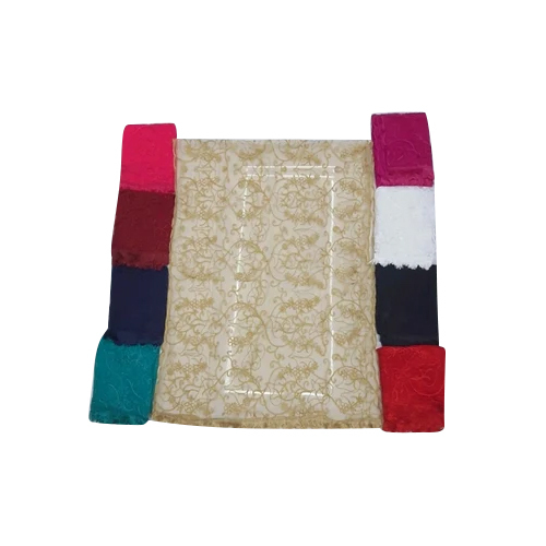 Net Embroidery Dupatta - 2.25 Meter Length, Multicolor Washable Design for All Season Wear