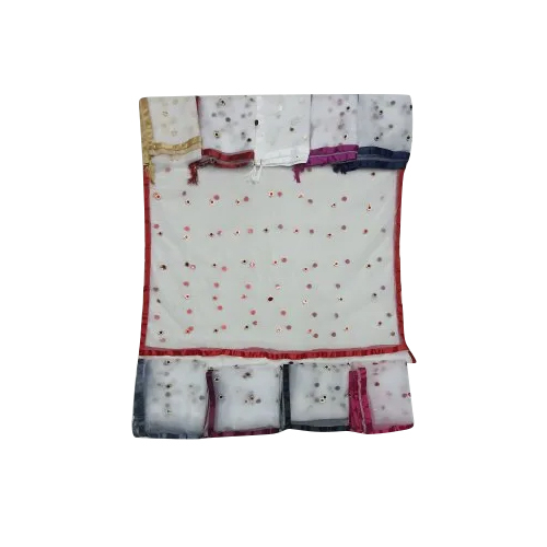 Net Tone To Tone Dupatta - All Season, Casual Wear | Washable, Indian Ethnic Collection in Elegant Net Fabric