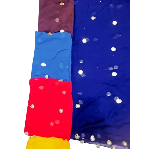 Nazneen Ring Moti Fancy Dupatta - Cotton Blend, Casual Dress, Short Sleeves | Washable, Perfect for All Seasons