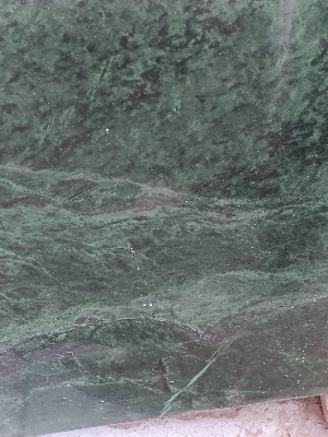 Green marble stone