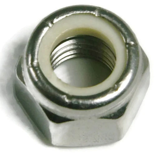 Silver Nylock Nuts