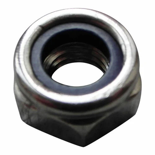 Silver Self Locking Nut