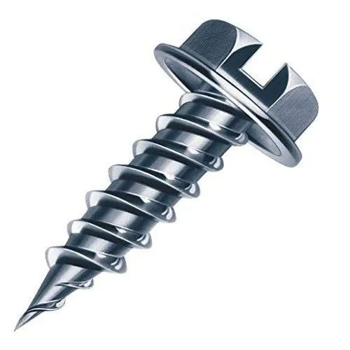 Silver Slotted Bolt