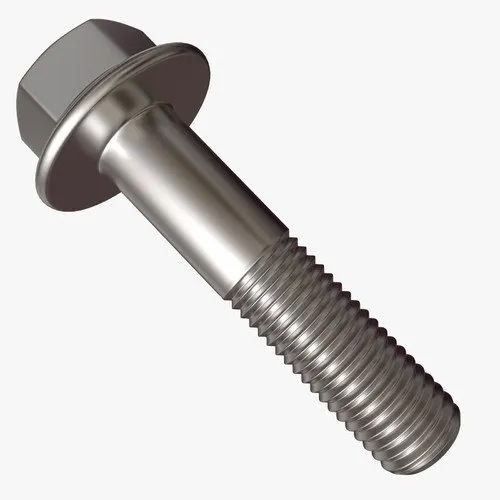 Silver Hex Flange Bolt