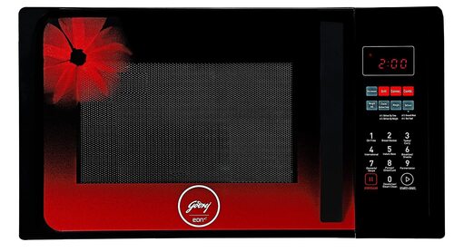 Red Daisy Microwave Oven.