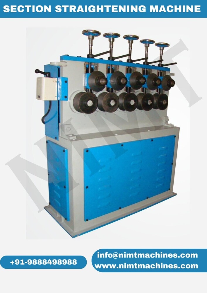 Section Straightening Machine - Semi Automatic, 1200 Kg, Cnc Technology | Electric Powered, 1-year Warranty, Painted Finish