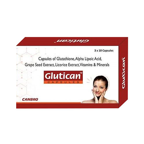 Glutathione Alpha Lipoic Acid Grape Seed Extract Licorice Extract Vitamins And Minerals Capsules