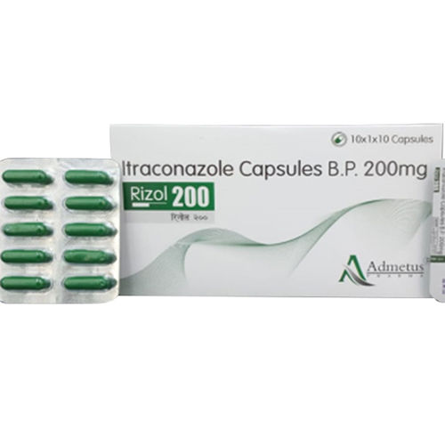 Rizol - 200Mg - Itraconazole Capsules General Medicines