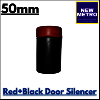 Red  Black Door Silencer -  50mm