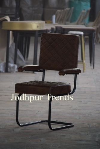 Iron Leather Chair
