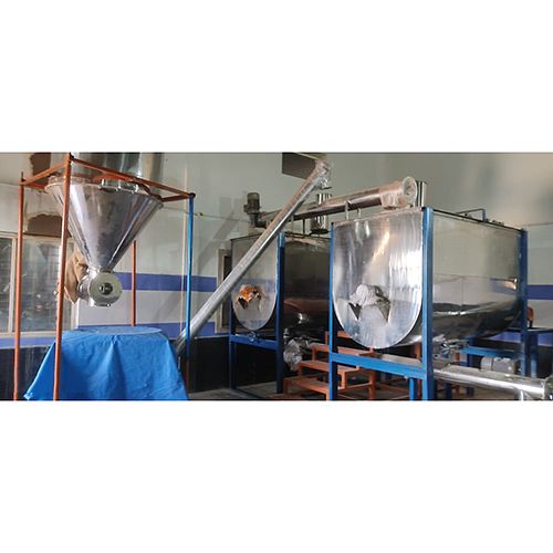 Industrial Ribbon Blender Mixer Plant