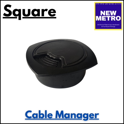 Square 3 Slot - Matt Black